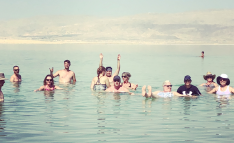 Playing in the Dead Sea